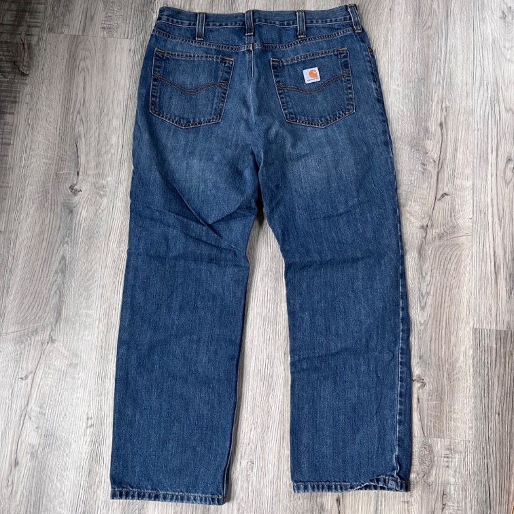 Carhartt Men's Dark Blue Denim Jeans